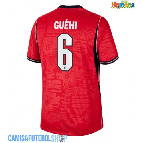 Camisa de time de futebol Inglaterra Marc Guehi #6 Replicas 2º Equipamento Mundo 2026 Manga Curta